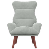 Armchair Light Grey 69 x 74 x 93 cm Velvet 42001834