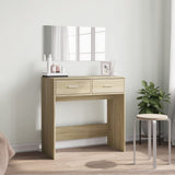 Dressing Table with Mirror Sonoma Oak 80x39x80 cm 840704