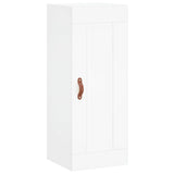 Highboard White 34.5x34x180 cm Engineered Wood 3200297