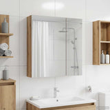 Bathroom Mirror Cabinet Artisian Oak 60 x 14.5 x 70 cm 889062