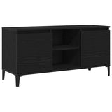 TV Cabinet Black Oak 102 x 35 x 50 cm Engineered Wood 862585