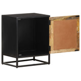 Bedside Cabinet 40x30x50 cm Rough Mango Wood 323146