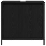 Bathroom Basin Cabinet Black 60x34.5x60 cm 861892