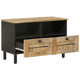 Storage Cabinets Natural 70 x 33 x 46 cm Solid Mango Wood 4018845