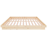 Bed Frame without Mattress Solid Wood 200x200 cm 819927