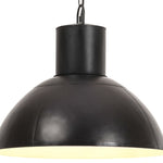 Hanging Lamp 25 W Black Round 48 cm E27 320565