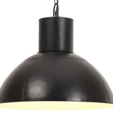 Hanging Lamp 25 W Black Round 48 cm E27 320565