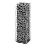 Gabion Basket with Lids Galvanised Wire 100 x 30 x 30 cm 141038
