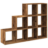 Room Divider Bookcase 3-Tier Old Wood 137.5x29x103.5 cm Engineered Wood 857983