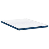 Mattress Topper White 160 x 200 x 8 cm Jaquard Fabric 4106272