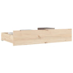 ZNTS Bed Drawers 4 pcs Solid Wood Pine 814994