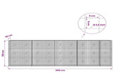 Gabion with 3.5 mm Wire and 5x5 cm Mesh 450x20x150 cm 3462171