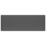 ZNTS Luxury Basin Overflow Square Matt Dark Grey 41x41 cm Ceramic 146950