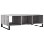 ZNTS Coffee Table Grey Sonoma 104x60x35 cm Engineered Wood 827098