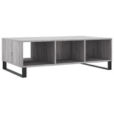 ZNTS Coffee Table Grey Sonoma 104x60x35 cm Engineered Wood 827098