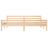 Bed Frame without Mattress Solid Wood 200x200 cm 814839