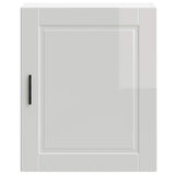 Kitchen Wall Cabinet "Porto" High Gloss White Engineered Wood 854041