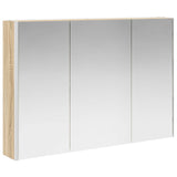 Bathroom Cabinet Set 4 pcs Sonoma Oak Engineered Wood 3406585