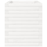 Garden Planter White 70x40x45.5 cm Solid Wood Pine 847264