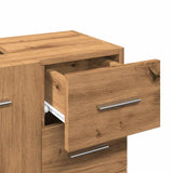 Sink Cabinet Artisian Oak 63x30x54 cm Engineered Wood 858324