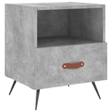 Bedside Cabinets 2 pcs Concrete Grey 40x35x47.5 cm Engineered Wood 827381