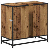 Bathroom Cabinet Old Wood 65 x 33 x 60 cm Engineered Wood 883634