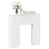 Fireplace Surround White 93 x 20 x 89 cm Engineered Wood 8006624