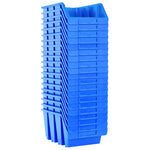 Stacking Storage Bins 20 pcs Blue Plastic 146285