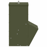 Chicken Feeder Olive Green 35 x 30.5 x 43.5 cm 874694