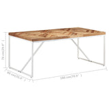 Dining Table 180x90x76 cm Solid Acacia and Mango Wood 323551