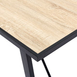 Dining Table Oak 120x60x75 cm MDF 281560