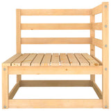 Garden Lounge Set Natural Pine Solid pinewood Large Modular 3075284