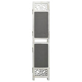 6-Panel Room Divider Grey 210x165 cm Fabric 338557