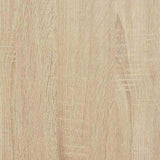 Storage Bed Frame Sonoma Oak 70 x 190 cm Engineered Wood 3335415