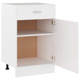 Drawer Bottom Cabinet Lyon White 50x46x81.5 cm Engineered Wood 801220