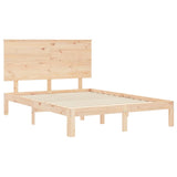Bed Frame without Mattress 140x190 cm Solid Wood Pine 3193641