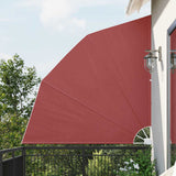 41579 Collapsible Balcony Side Awning Terracotta 210x210 cm