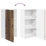 Wall Cabinet LUCCA Old Wood 50 x 31 x 100 cm Engineered Wood 885133