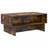 Coffee Table Smoked Oak 80 x 46 x 35 cm Engineered Wood 8000224