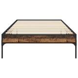 Bed Frame Old Wood 80 x 200 cm Engineered Wood 8009129