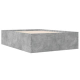 Bed Frame without Mattress Concrete Grey 140x190 cm 3280940