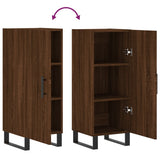 Sideboard Brown Oak 34.5x34x90 cm Engineered Wood 828571