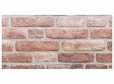 Wall Panels 10 pcs 100 x 50 cm Brown EPS Foam 42046098
