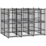 Outdoor Dog Kennel Steel 5.53 m 3097938