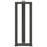 Console Table Legs T-Shaped 2 pcs Anthracite 38x25x cm Steel 4013046