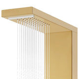 147717 Shower Panel System Stainless Steel 201 Gold