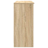 Sideboard with Drawer Sonoma Oak 101x35x76 cm Engineered Wood 861564