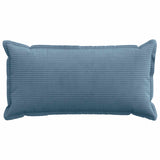 Cushion Cover 12 pcs HOUTEN Blue 40 x 80 cm Corduroy 918183