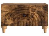 Coffee Table Smoked Oak 49 x 50 x 40 cm Engineered Wood 894280