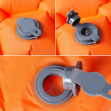Inflating Camping Mattress 1-Person Orange 190x58x6 cm 4007114